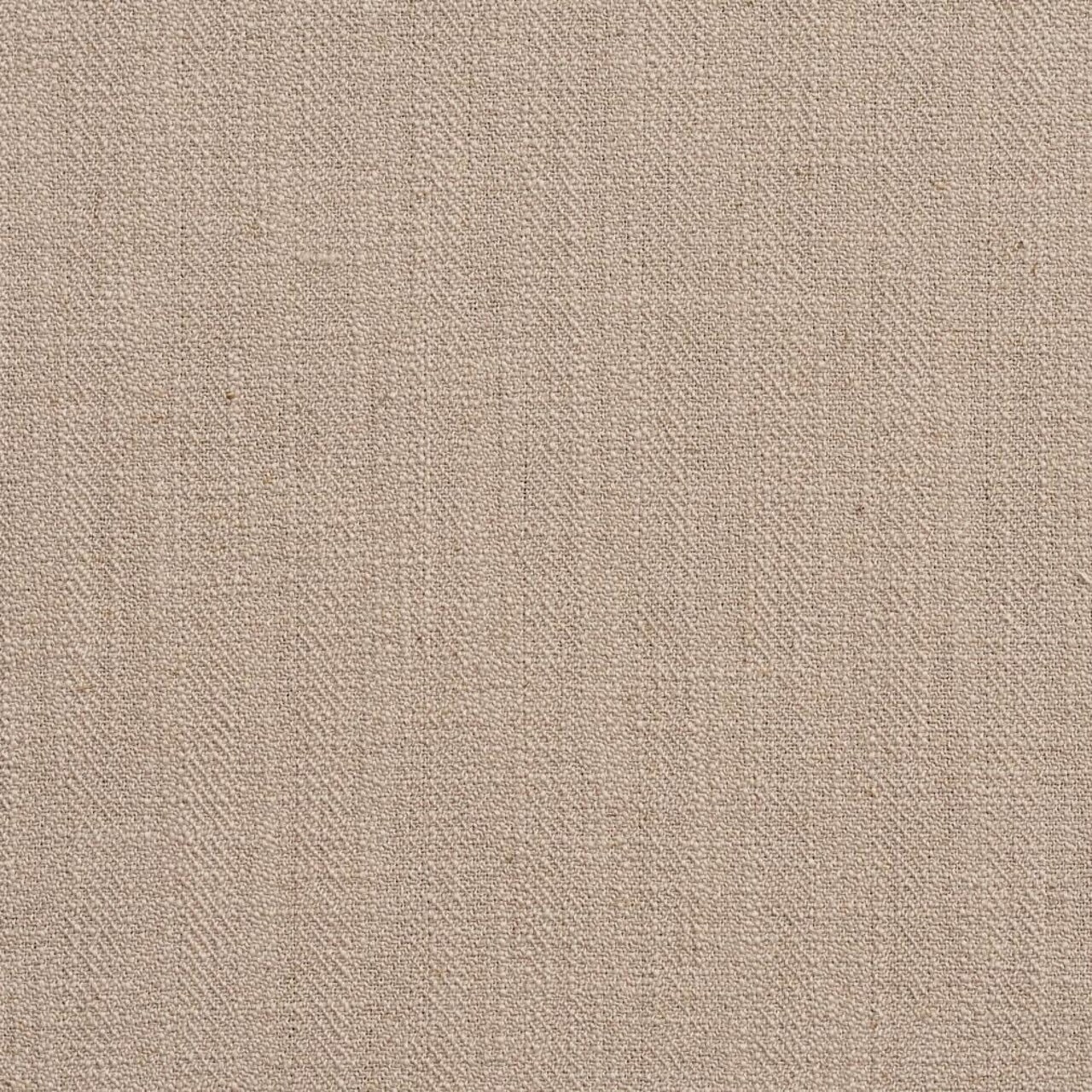 Natural Herringbone Small Scale Linen Look Upholstery Fabric by The Yard - SKU: Callie Sand